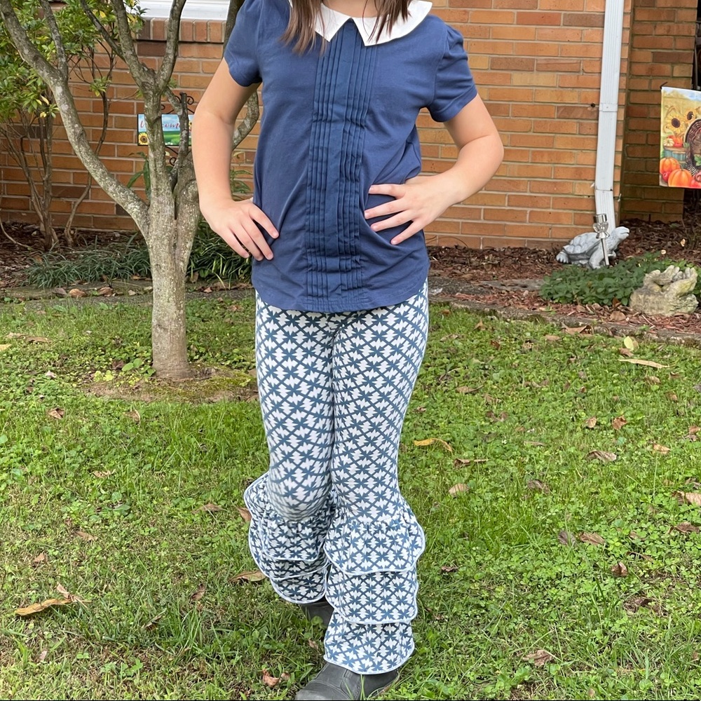 Matilda Jane set. Best Friends Collar tee size 12. Windmill Bennys size 10.